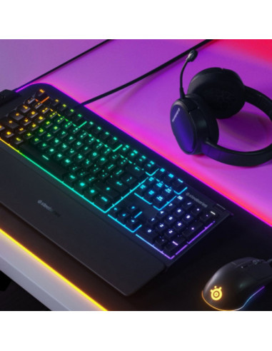 TECLADO STEELSERIES APEX 3 (PORTUGUES) (64804)