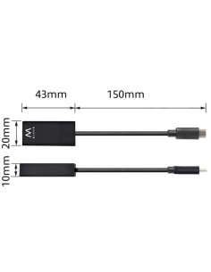EWENT CONVERSOR USB-C a HDMI HEMBRA 4K/30Hz 2
