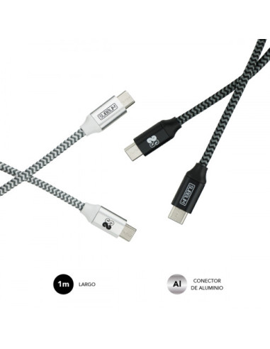 PACK 2 CABLES USB TIPO C – USB TIPO C (3.0A)...
