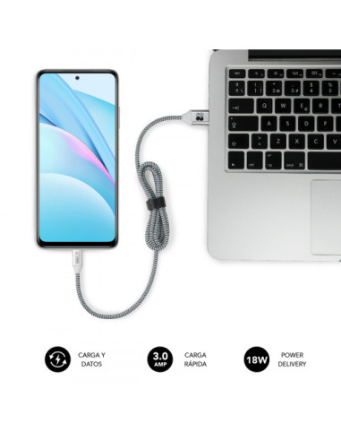 PACK 2 CABLES USB A – MICRO USB (2.4A)...