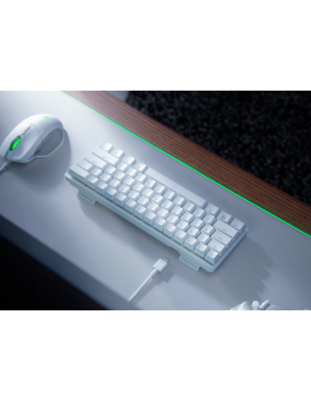 TECLADO RAZER HUNTSMAN MINI MERCURY RED SWICTH (USA) (RZ03-03390400-R3M1)