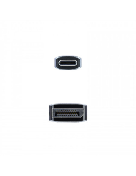 NANOCABLE CABLE CONVERSOR USB-C A DISPLAYPORT, 1.8 M