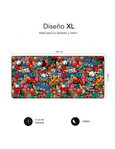 ALFOMBRILLA RATON GRAFFITI MOUSE PAD