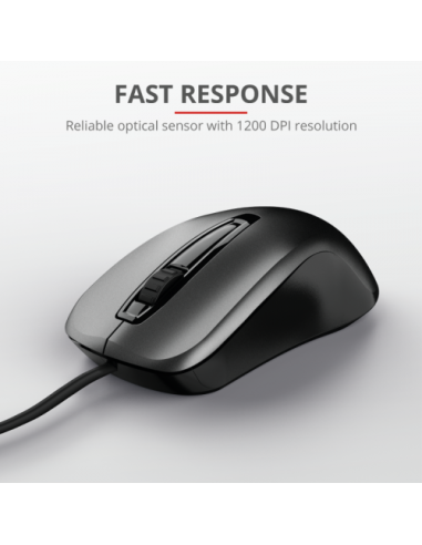 TRUST RATÓN ÓPTICO CON CONEXIÓN USB CARVE