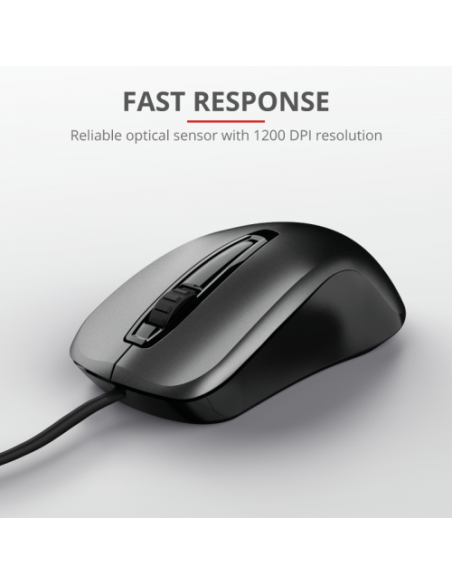 TRUST RATÓN ÓPTICO CON CONEXIÓN USB CARVE