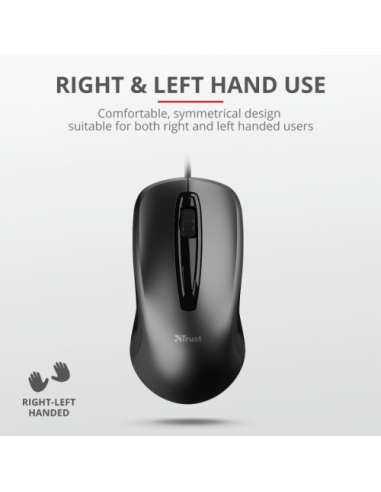 TRUST RATÓN ÓPTICO CON CONEXIÓN USB CARVE