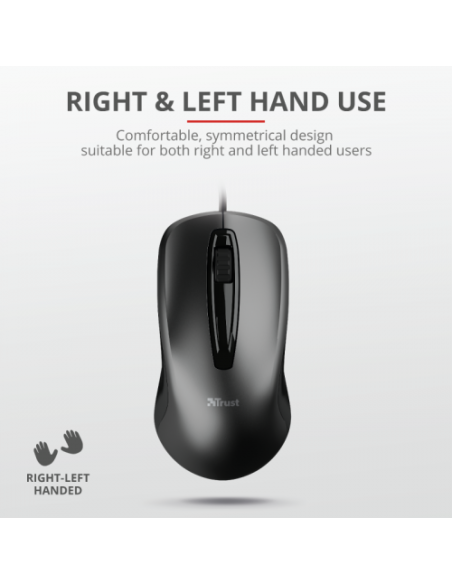 TRUST RATÓN ÓPTICO CON CONEXIÓN USB CARVE