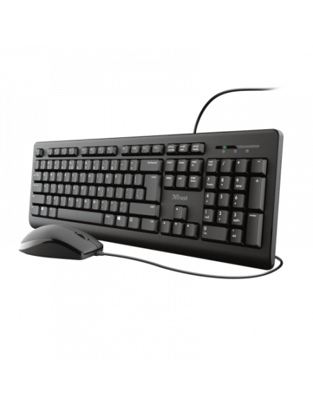 TRUST PACK TECLADO Y RATÓN CON CABLE TKM-250 TRUST PACK TECLADO Y RATÓN CON CABLE TKM-250