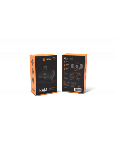KROM WEBCAM KAM. FULL HD 1080P. MICROFONO. TRIPODE