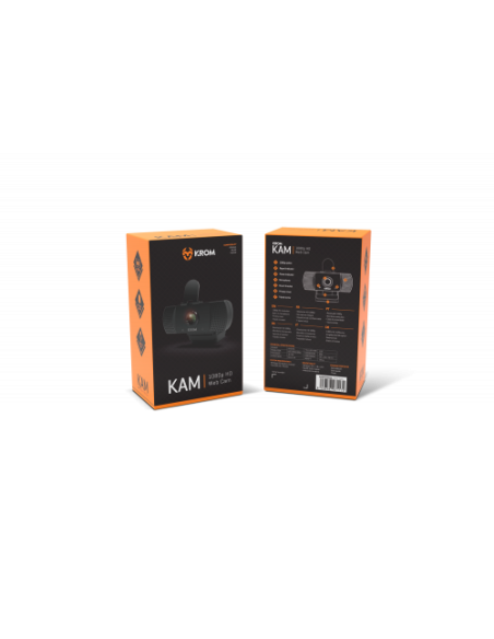KROM WEBCAM KAM. FULL HD 1080P. MICROFONO. TRIPODE