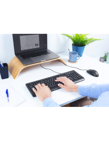 TRUST TECLADO + RATON PRIMO , NEGRO (23972)