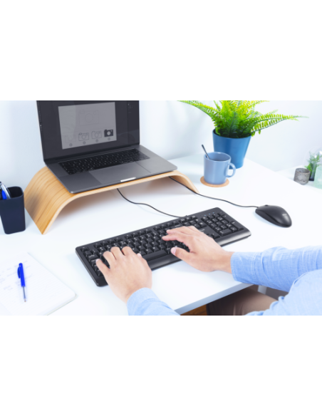 TRUST TECLADO + RATON PRIMO , NEGRO (23972)