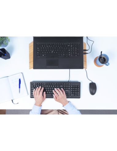 TRUST TECLADO + RATON PRIMO , NEGRO (23972)