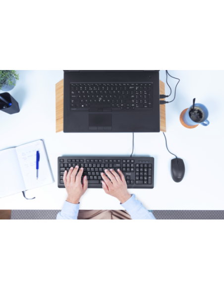 TRUST TECLADO + RATON PRIMO , NEGRO (23972)