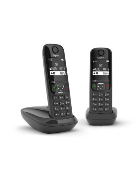 SIEMENS -GIGASET AS690 DUO BLACK (L36852-H2816-D201)