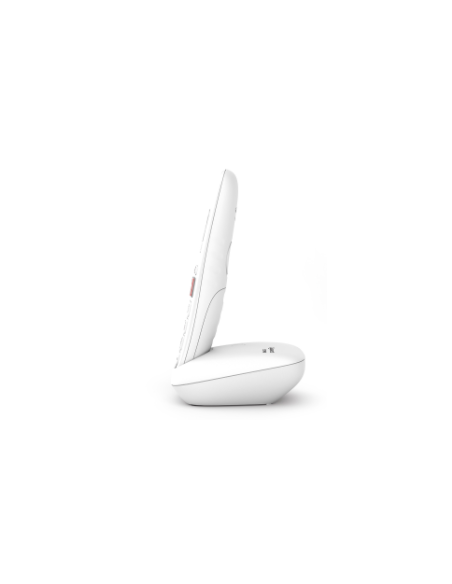 SIEMENS -GIGASET TELEFONO FIJO INALAMBRICO E290 DUO TECLAS GRANDES Y PANTALLA DE ALTA VISIBILIDAD 150 CONTACTOS BLANCO
