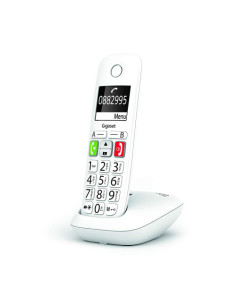 SIEMENS -GIGASET TELEFONO FIJO INALAMBRICO E290 TECLAS GRANDES Y PANTALLA DE ALTA VISIBILIDAD 150 CONTACTOS BLANCO