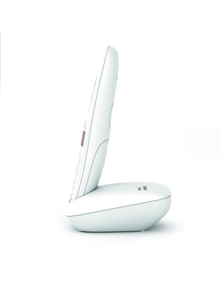 SIEMENS -GIGASET TELEFONO FIJO INALAMBRICO E290 TECLAS GRANDES Y PANTALLA DE ALTA VISIBILIDAD 150 CONTACTOS BLANCO