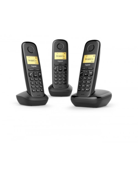 SIEMENS -GIGASET TELEFONO FIJO INALAMBRICO A170 TRIO (L36852-H2802-D211) SIEMENS -GIGASET TELEFONO FIJO INALAMBRICO A170 TRIO (L36852-H2802-D211)
