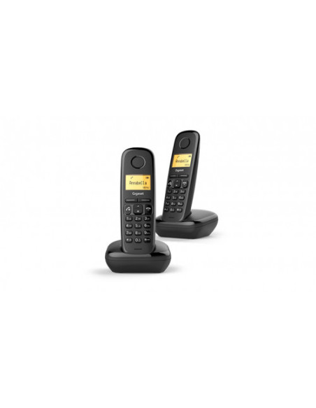 SIEMENS -GIGASET TELEFONO FIJO INALAMBRICO A270 DUO NEGRO (L36852-H2812-D201) SIEMENS -GIGASET TELEFONO FIJO INALAMBRICO A270 DUO NEGRO (L36852-H2812-D201)