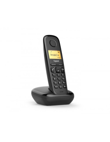 SIEMENS -GIGASET TELEFONO FIJO INALAMBRICO A170 NEGRO (S30852-H2802-D201)
