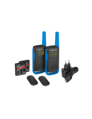 PACK 2 WALKIE TALKIE T62 AZUL MOTOROLA...