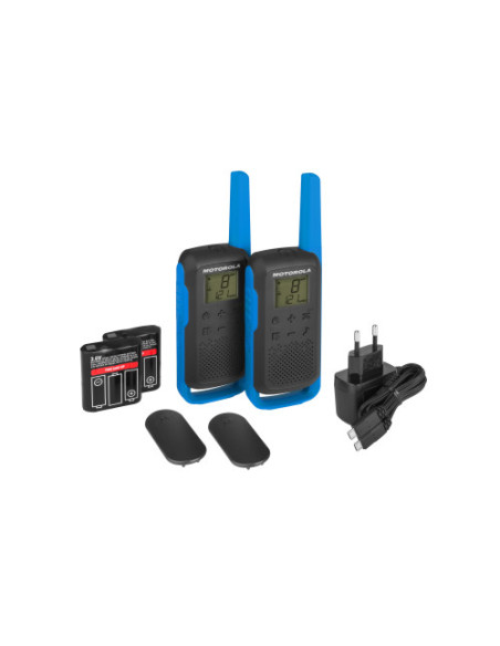 PACK 2 WALKIE TALKIE T62 AZUL MOTOROLA 59T62BLUEPACK