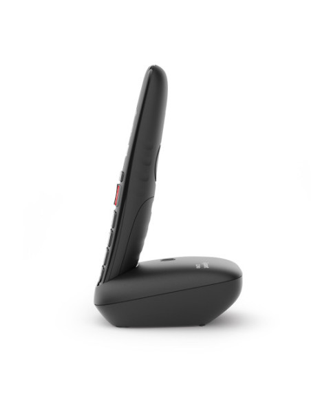 SIEMENS -GIGASET TELEFONO FIJO INALAMBRICO E290 TECLAS GRANDES Y PANTALLA DE ALTA VISIBILIDAD 150 CONTACTOS NEGRO