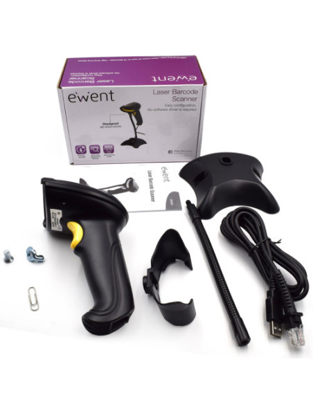EWENT LECTOR DE CODIGOS DE BARRA USB, LASER EWENT 3400