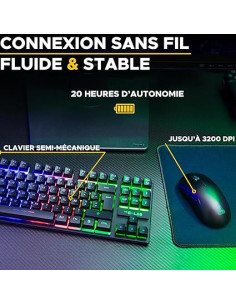 GAMING COMBO - KORP + KEYBOARD+MOUSE+PAD 4 EN 2 2