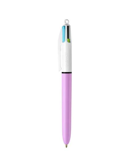 BOLIGRAFO BIC 4 COLORES SOFT FASHION CUERPO COLORES SURTIDOS