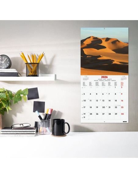 CALENDARIO FINOCAM 2026 PARED 30X30CM NATURE INTL