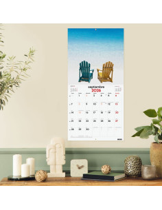 CALENDARIO FINOCAM 2026 PARED 30X30CM PAISAJES PARADISIACOS