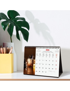 CALENDARIO FINOCAM 2026 SOBREMESA AMSTERDAM INTL 21X15CM