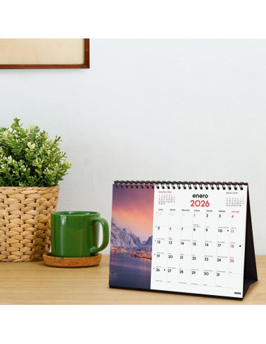 CALENDARIO FINOCAM 2026 SOBREMESA ATARDECERES MAGICOS 21X15CM