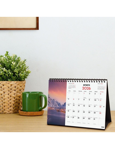 CALENDARIO FINOCAM 2026 SOBREMESA ATARDECERES MAGICOS 21X15CM