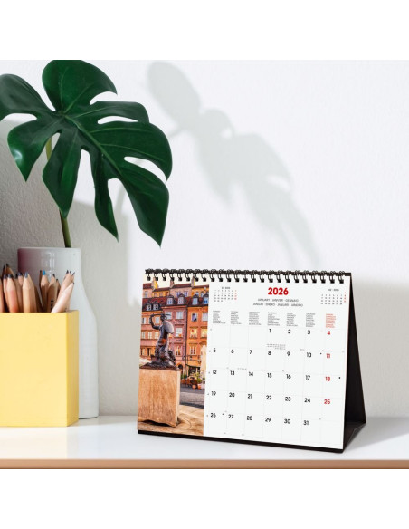 CALENDARIO FINOCAM 2026 SOBREMESA CHARMING INTL 21X15CM