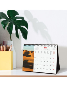 CALENDARIO FINOCAM 2026 SOBREMESA NATURE INTL 21X15CM
