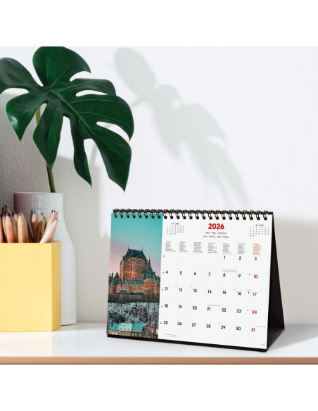 CALENDARIO FINOCAM 2026 SOBREMESA TRAVELING INTL 21X15CM