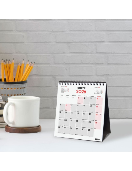 CALENDARIO FINOCAM 2026 SOBREMESA ESCRIBIR XS 14X15CM