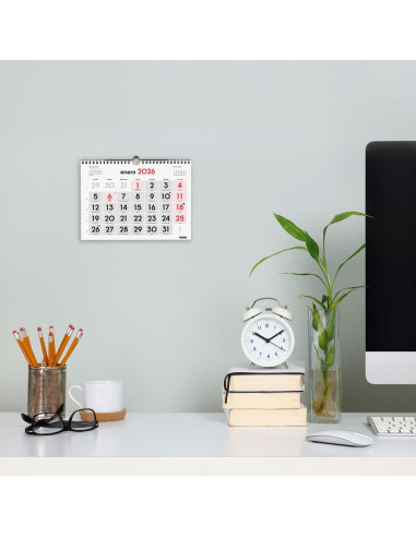 CALENDARIO FINOCAM 2026 PARED NUMEROS GRANDES S 21X15CM