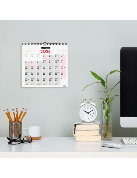 CALENDARIO FINOCAM 2026 PARED ESCRIBIR M 26.5X24.5CM