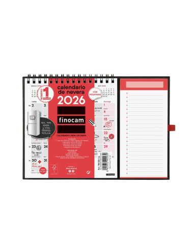 CALENDARIO FINOCAM 2026 ESCRIBIR IMAN XS 14X15CM