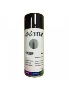 FIJADOR PARA ACUARELA, CARBONCILLO Y PASTEL TITAN 200ML