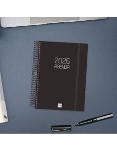 AGENDA ANUAL ESPIRAL FINOCAM 2026 OPAQUE E10 DÍA PÁGINA...