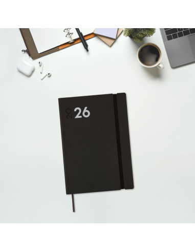 AGENDA ANUAL FINOCAM 2026 MARA Y10 SEMANA VISTA VERTICAL NEGRO