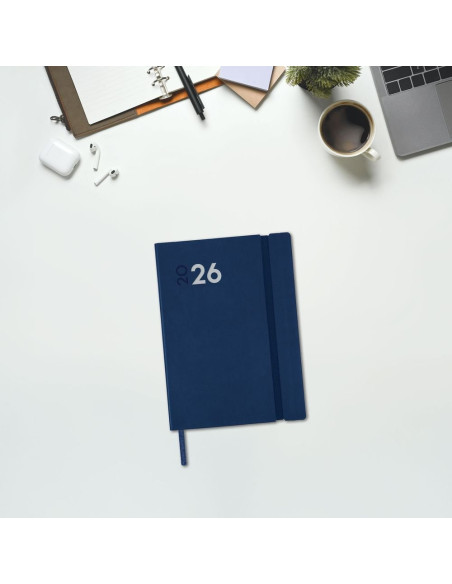 AGENDA ANUAL FINOCAM 2026 MARA Y4 DÍA PÁGINA AZUL