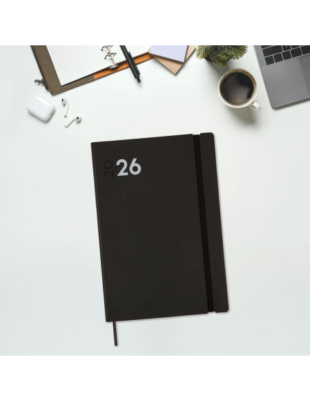 AGENDA ANUAL FINOCAM 2026 MARA Y11 DÍA PÁGINA NEGRO