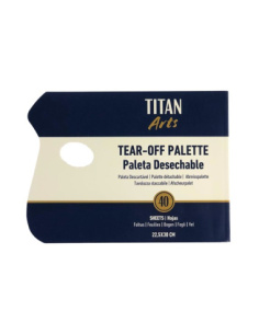 PALETAS DESECHABLES TITAN ARTS 22,5X30CM 40 HOJAS