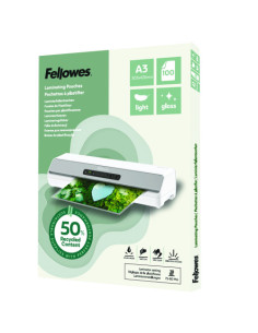 PACK 100 FUNDAS DE PLASTIFICAR RECICLADAS BRILLO A3...